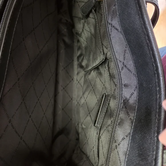 Michael Kors Black Tote with Gold Hardware - Picture 12 of 16